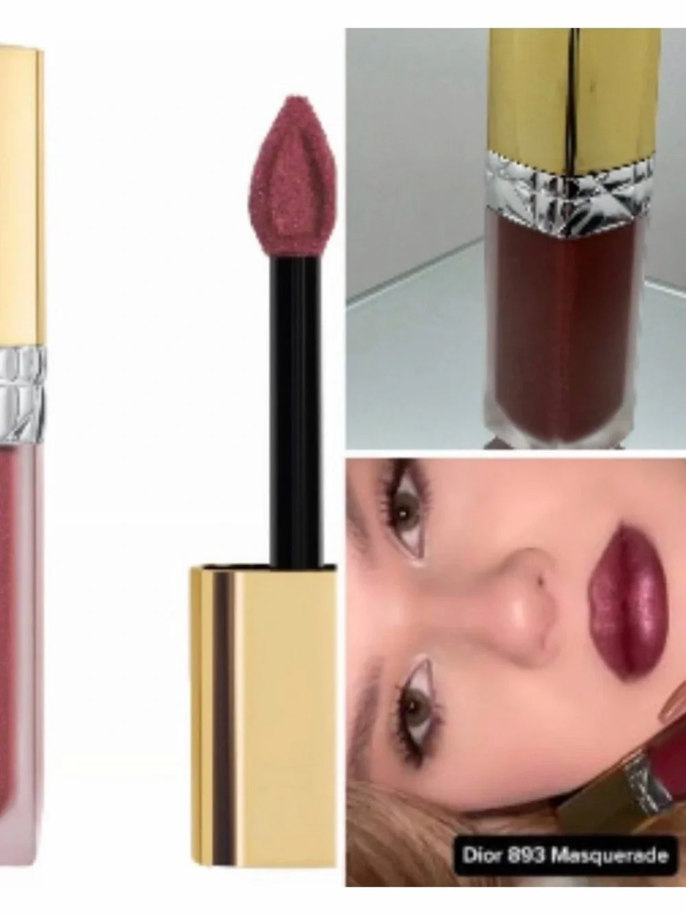 Christian Dior Rouge Dior Forever Liquid Sequin Lipstick – 4 PIECE BUNDLE –
